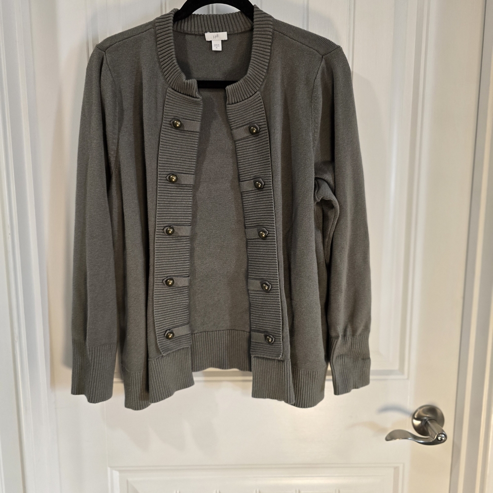 J. Jill Olive Green Cardigan
